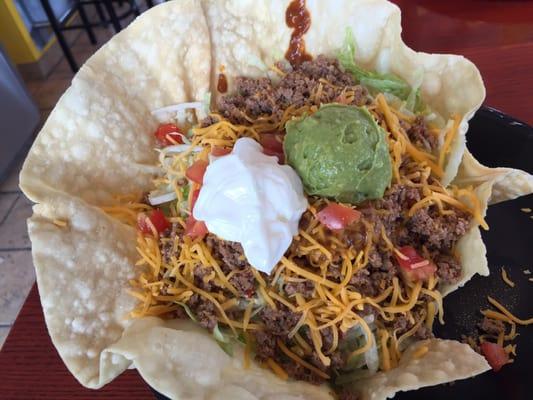 taco salad bowl ..high school memories lol