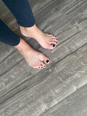 Classic gel pedicure