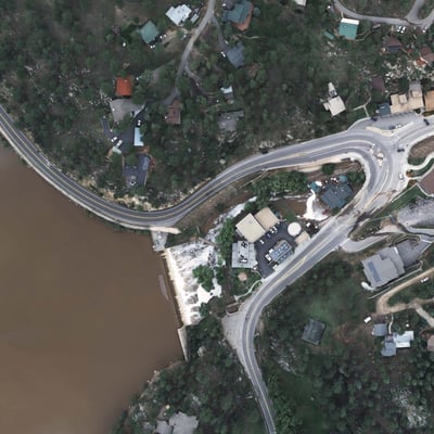 Evergreen, CO during the floods. #aerialsurveysintl