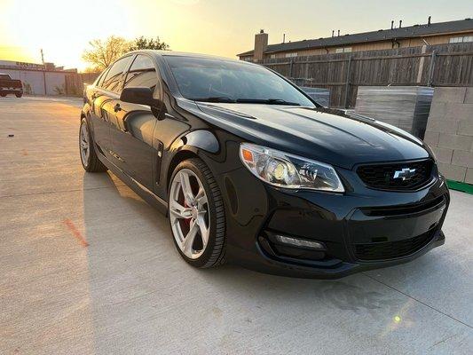 Chevy Ss sporting a 2 step paint correction and 5 yr ceramic coating