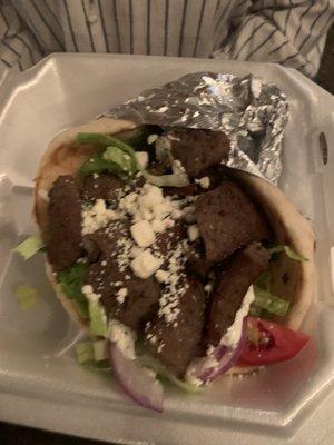 Beef gyro