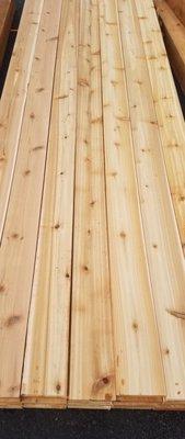 We use only the VERY BEST Western Red Cedar!  We never buy our materials from the "Big Box" stores