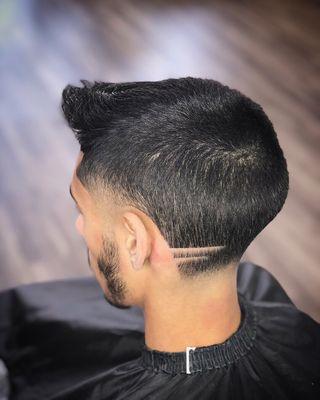 Bald taper fade