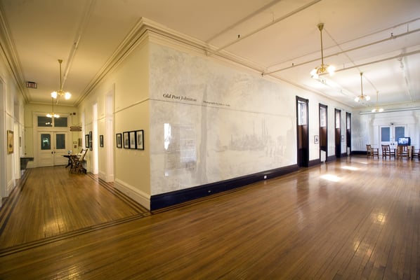 Gallery space at the Noble Maritime Collection