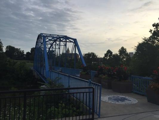 The new trails along the river are in great shape.  The blue walk bridge a cool feature.