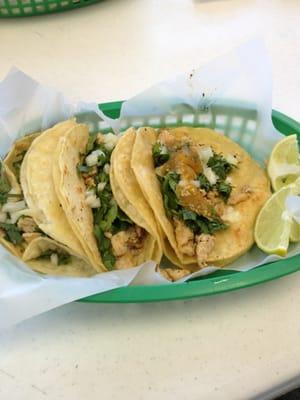 Chicken street tacos