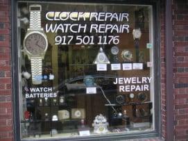 We repair clocks and watches