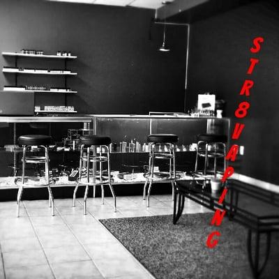 Come in a check out the new look at Str8vaping and try are new premium house juices....