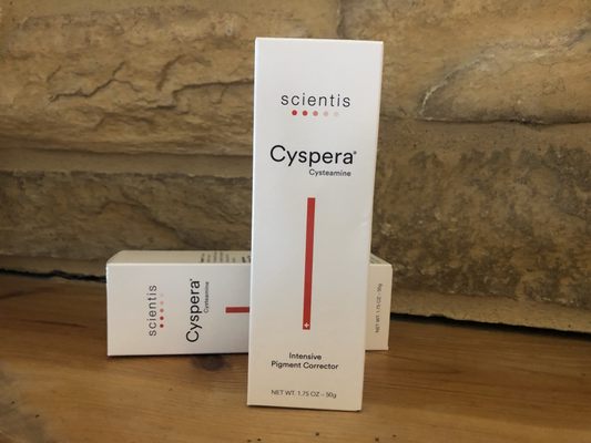 Cyspera is the latest FDA approved pigment reduction cream.