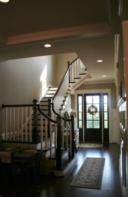 Front Entry, Open Staircase