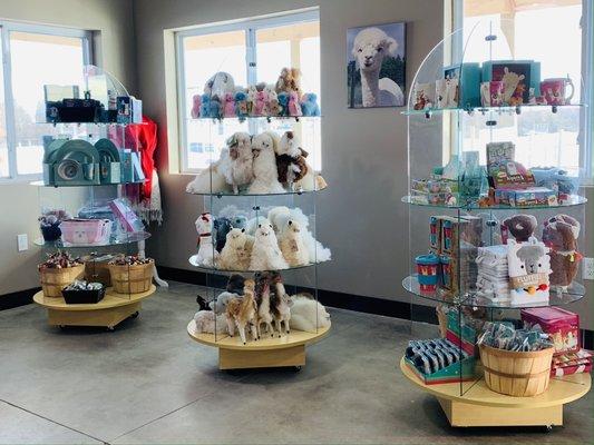 Need a gift? Lots of alpaca toys available