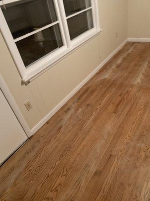 Hardwood flooring