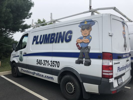 One of our Plumbing Police Vans