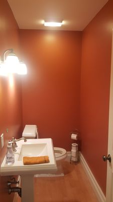 Bathroom paint job