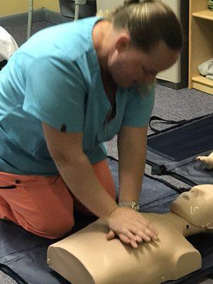 Hands on CPR training