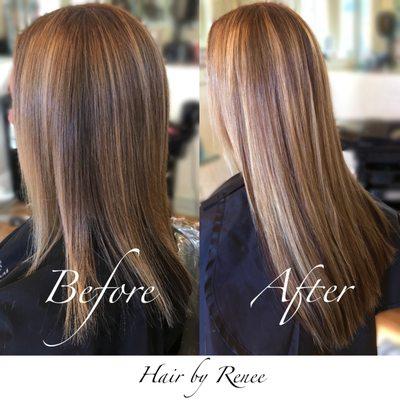 Before And After Hair Extensions