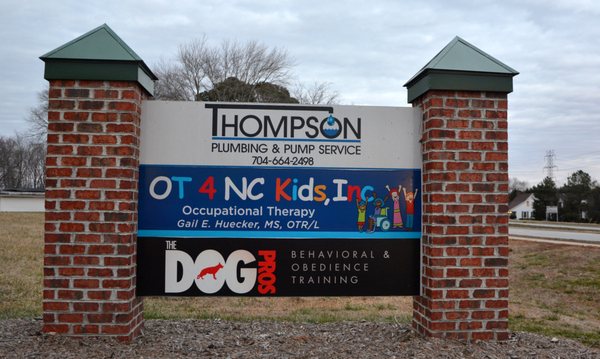 Sign at entrance on Brawley School Road