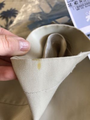 My Burberry jacket AFTER Best Cleaners finished!