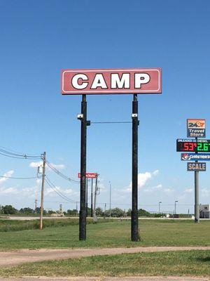 Sign from Interstate 70