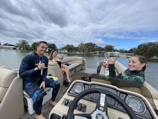 Fun day swimming in Crystal River with manatees!