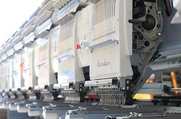 Our Barudans embroidery machines.