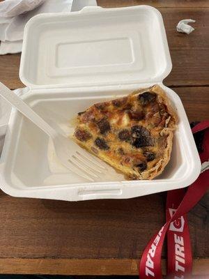 Sausage quiche