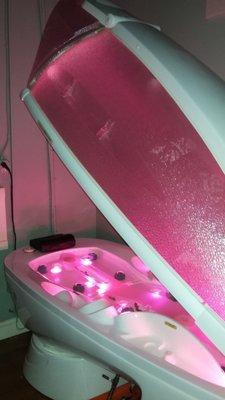 They have a Hydration Station and Red Light Therapy