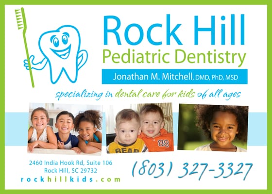 Rock Hill Pediatric Dentistry specializing in dental care for kids of all ages