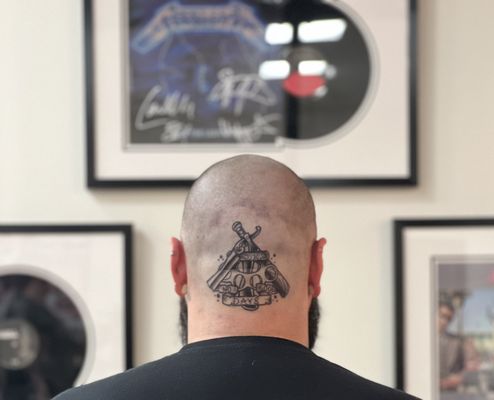 Head tattoo