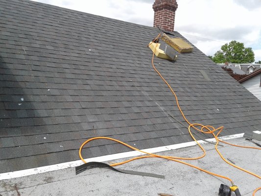 Shingle roof