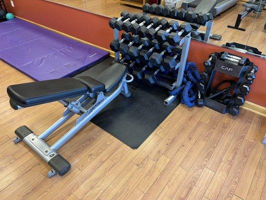 We feature all the equipment needed to transform your health, body, and get in great shape!