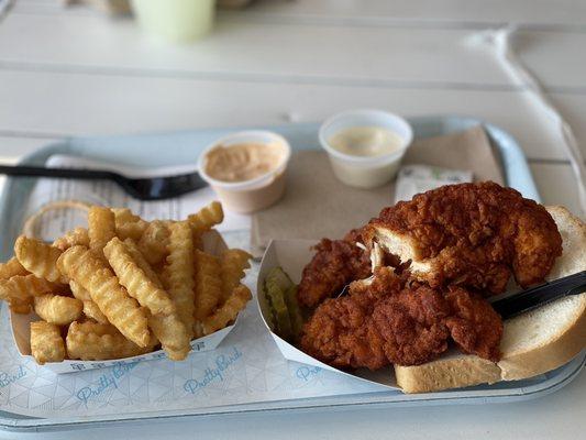 Chicken tenders combo