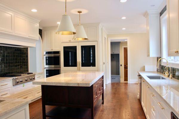 Amish Cabinets and Quartzite Counters