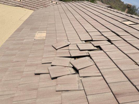 Wind damage is a common problem in Phoenix