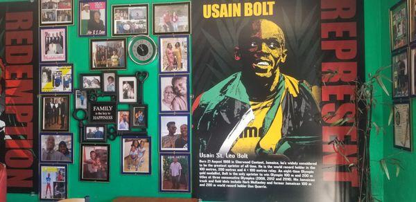 Inside the core. Usain bolt