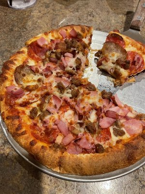 Meat lovers 10" pizza