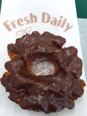 Old Fashion Chocolate donut was alright.