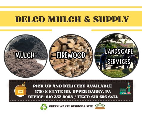 It is our goal to provide high quality, seasonal landscaping products and seasoned firewood at very competitive prices, to meet your needs