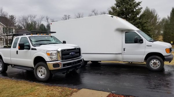 Some of our paint vehicles.