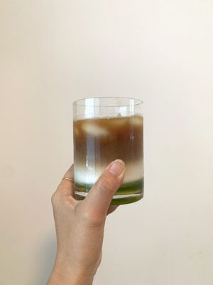 Pandan Iced Coffee - Most Popular - Pandan is an aromatic experience that gives off notes of steamed rice, grass, florals, and vanilla.