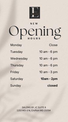 Business hours