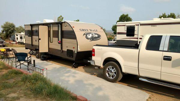 Had my brand new toyhauler delivered here from Iowa Kenneth most of the way we came from Tucson to pick it up