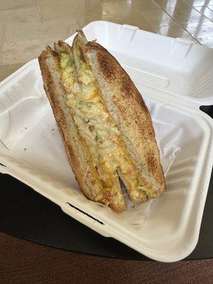 The Palmer (grilled cheese with curry coleslaw)