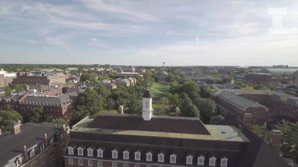 Aerial view of the Main Quad