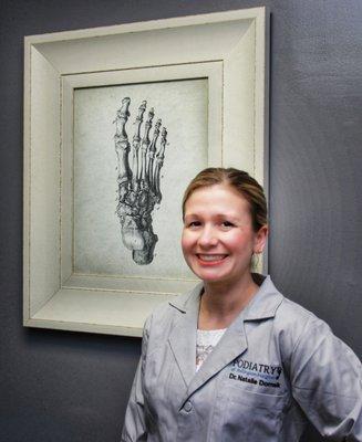 Dr. Natalie Domek, primary care physician at Podiatry of Arlington Heights.