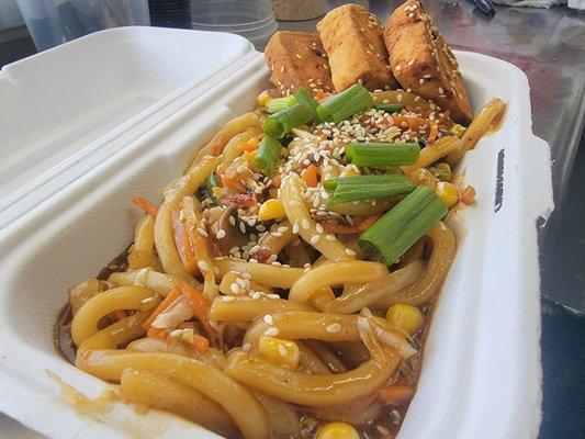 Tofu Udon Stir Fry.