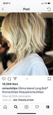 Hair that I wanted