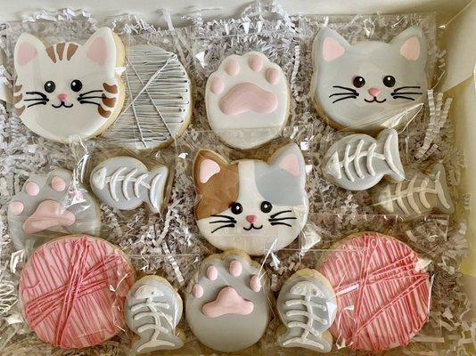 My adorable cat cookies