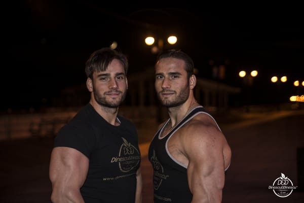 Vince and Eugene Dinescu, the owners and head-trainers of NJFit: The Official D&D Bootcamp! "We can't wait to meet you!"