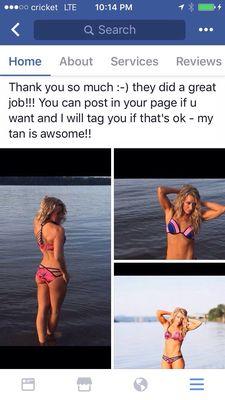 Airbrush tanning Alter ego salon by Brenda foster 503-701-1611